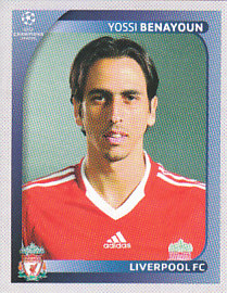 Yossi Benayoun Liverpool samolepka UEFA Champions League 2008/09 #344